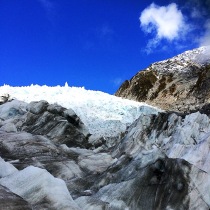 The ice shelf we would be climbing.